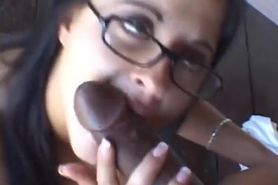 Cock-hungry mother bends over and gets pussy pummeled by huge black boner