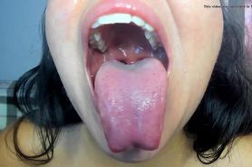 saliva tongue so vivid.
