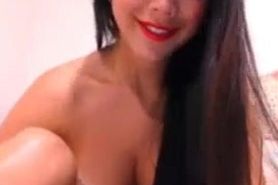 Hot Latina girl teasing wet sweet pussy - camtocambabe