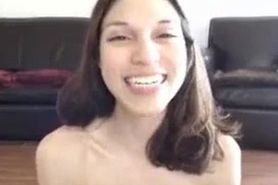 Lovely Spanish girl naked in the chatroom