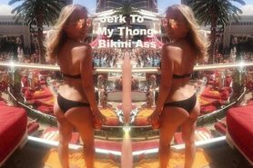 Jenna Hunter Bikini & Thong Jerk Challlenge