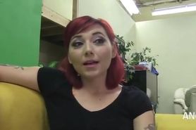 Punk cheerleader teasing and masturbarting for fetish camera