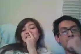 Asian webcam fuck