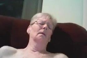 Old granny amateur webcam show