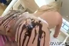 phat ass girl gets banged rough in all directions