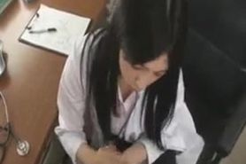 Hot Asian Doctor Handjob