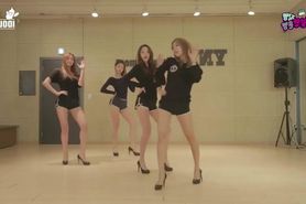 korean dancers beautiful legs and busty