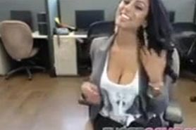 Latina girl with big boobs on webcam