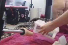 Hot Webcam Girl Squirts With Fuck Machine