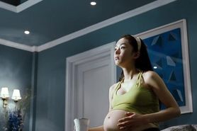 Heavily Pregnant Rich Chinese Woman