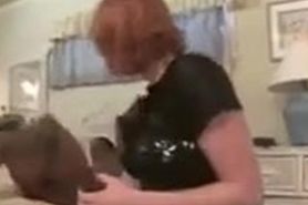 Redhead cop tries to fight off attacker