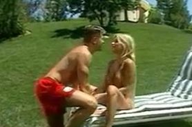 Blonde Lifeguards Blasted With Hot Cum Outdoors