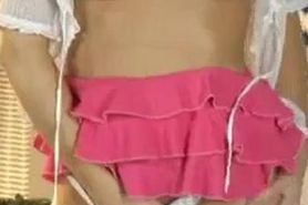 Ashley Brookes - Pink Skirt