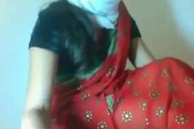 Sexy desi married bhabi strip dance and fingering