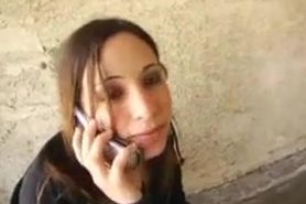 Amber Rayne Eats Ass And Sucks Dick While Talking To Mom On Phone