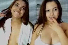Latina friends playing pussy live cam