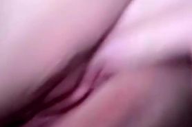 Hannah playing with her pussy closeup on Snapchat (Loop)