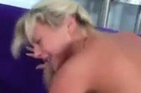 Dirty talking teen gets her pussy rammed