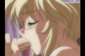 Sexy anime scene showing a couple having hot fucking