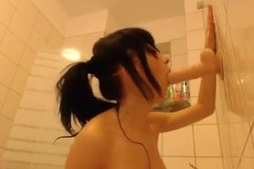 Busty Teen Orgasm In The Shower