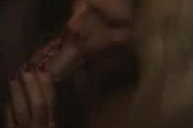 MIlf dick blowing until gets a facial