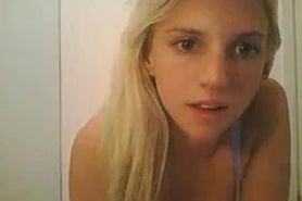 Big titty blonde webcam