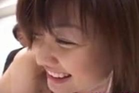 Mai Yamasaki grins while enduring an enema
