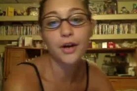 Nerdy Webcam Girl Gets Fucked In Heels