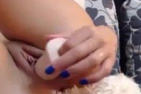 Hot Latina Webcam Girl Dildos Her Pussy