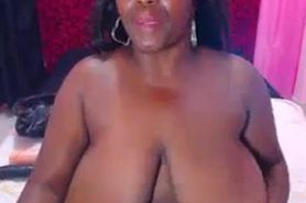Black BBW With Some Thick Dildos