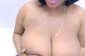 Big natural tits model webcam video