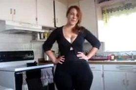 big ass in kitchen