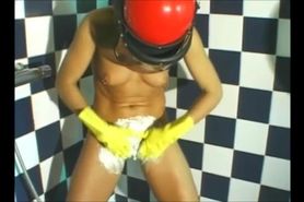 Perficet Girl in Yellow Rubber Gloves