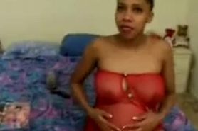 Pregnant Ebony Teen Fucking Big Dong Blowjob