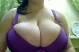 Massive Natural Tits On Webcam