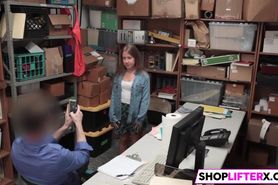 Shoplifter Brooke Bliss Gets Fucked By The LP Officer