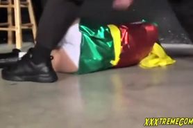 Superheroines Flash Girl and Robyn Captured and Fucked by Thug