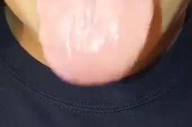 Hot Braceface Teen Tongue Out Mouth Fetish Tease