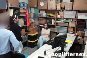 Mother & Daughter Caught & Fucked For  Shopliftersex.Com