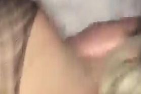 She let him screw her ass and get cummed on