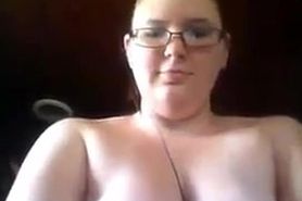 Fat Girl With Glasses Gets Naked