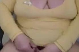 Fat Granny Shows Off Her Assets