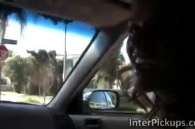 A slutty brunete Tori Black gets picked up on the street and makes sex video with black stud