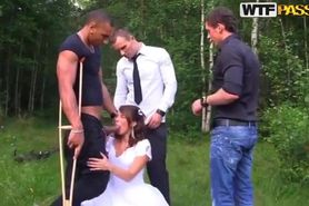 Newly Wedded Bride Fucked on her Honeymoon