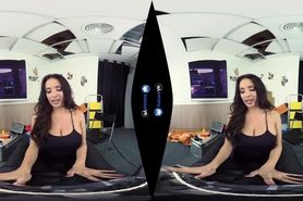 BaDoinkVR Anissa Kate Interrogating You With Her Pussy In Virtual Reality