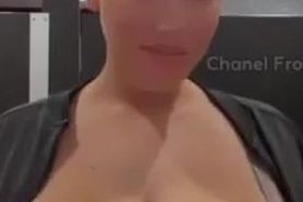 Jumping Tits Out Of Bra