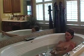 Watch janet cum in the tub