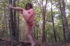 BBW Naked Out In The Forest