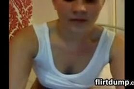 Webcam Cutie Gets Naked