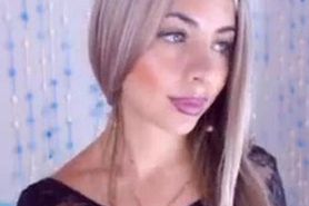 Blonde Slut Sucks On Her Dildo